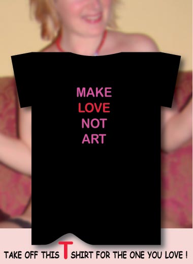 Take off this t-shirt for the one 